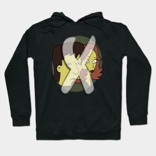 The X Files Mulder and Scully Hoodie